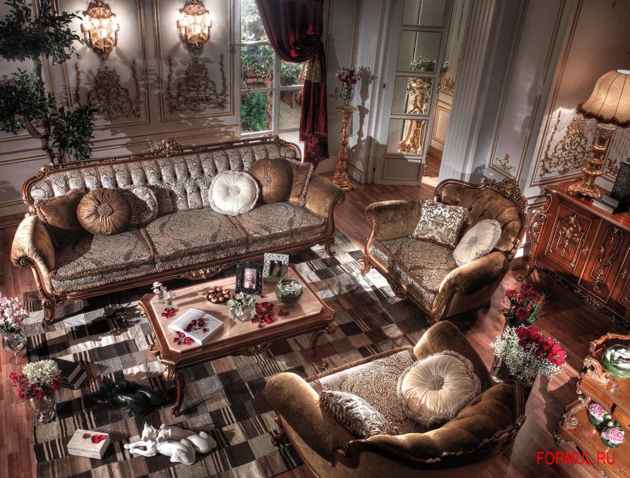 Гостиная Asnaghi Interiors Savoie